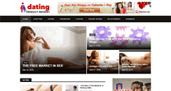 Desktop Screenshot of datingproductreviews.com